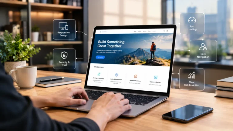 What makes a good business website